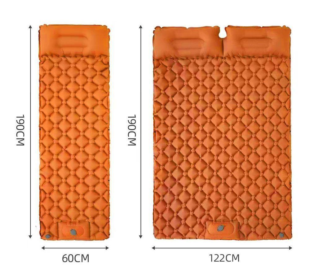 New Model Automatic Outdoor Camping Air Mattress with Built-in Foot Pump – Moisture-Proof and Portable