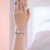 Seiko Lukia SSWA001 Grow Ladies Watch, Japanese Quartz, Lab-Grown Diamond Case, Pink Dial, Stainless Steel