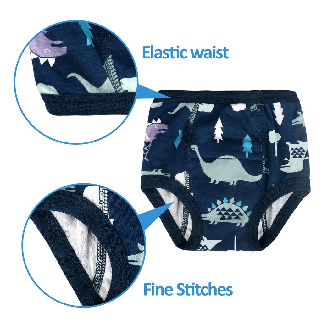 MooMoo Baby Training Highly Breathable Baby Toilet Training for Baby Cartoon Size 110 Pants, 6-Pack, Absorbent, Cotton, Underwear, Shorts/Briefs,