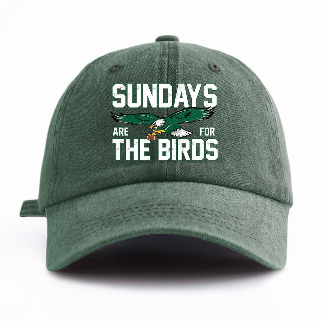 Pc THE BIRDS Print Washed Baseball Cap for AdultsMinimalist Retro Style Casual Soft Adjustable Dad HatPerfect As Gift