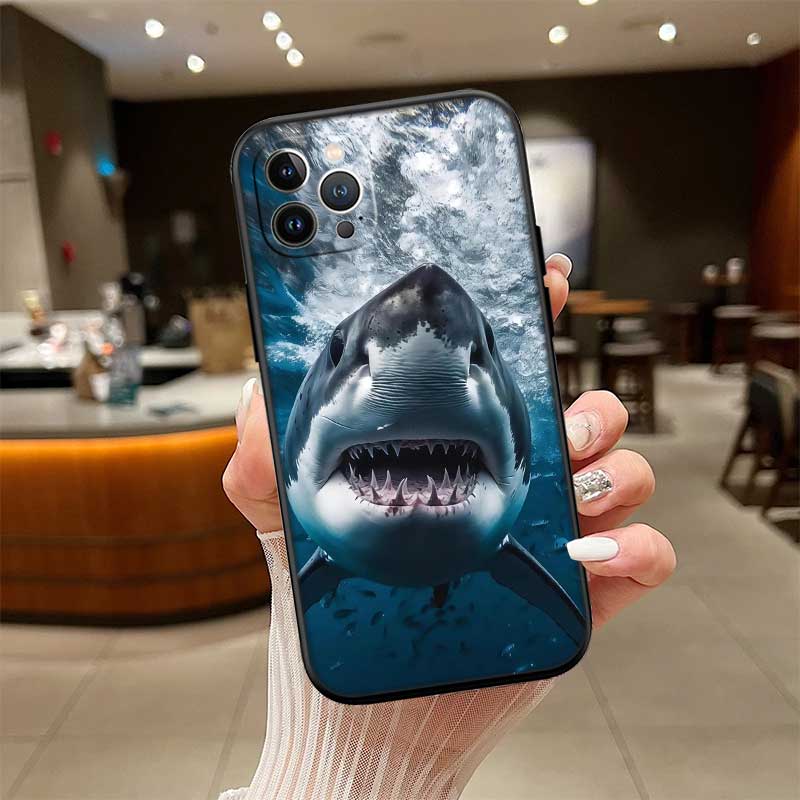 

NH39 Shark Art New High-End Shell Phone Case for OPPO A3 Pro A72 A74 A76 A77 A77S A78 A79 A94 A95 A18 A40M A58 OPPO A3 5G
