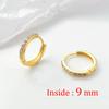 Minimal Girl's Small Hoop Earrings Mini Round Circle Earring Zircon Tiny Huggies Piercing Earing Trendy Jewelry Thin Hoops