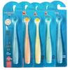 YAYALE Kids Soft Bristle Toothbrush, Fan-shaped Head, 5-Pack