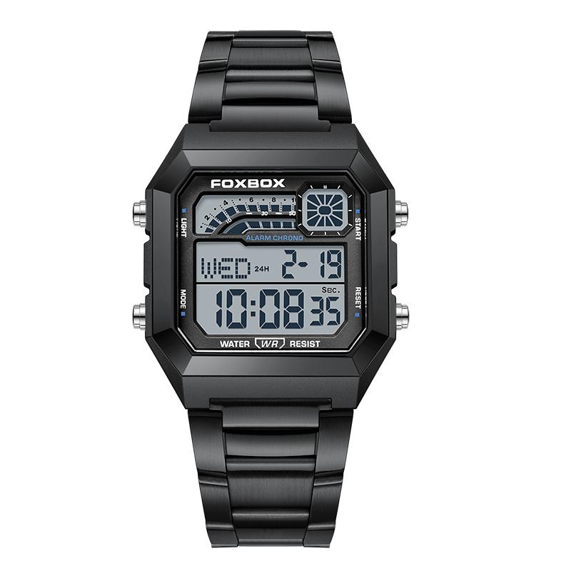 FOXBOX Classic Men's Digital Watches Luxury Sport Watches Men Military Clock LED Sport Wristwatch Multifunctional Wristwatch