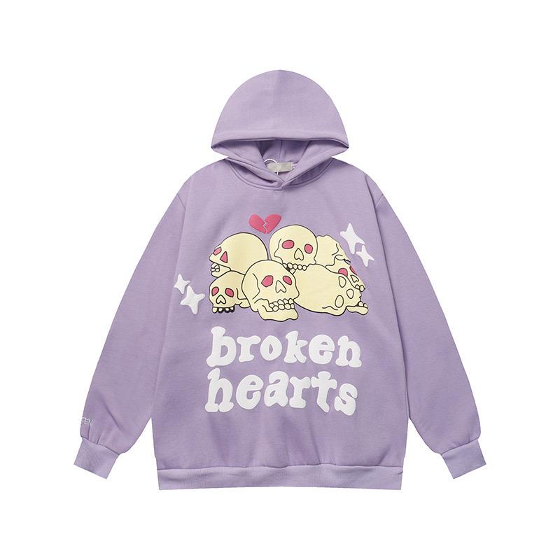 Graffiti Letter Foam Fleece Baggy Sweatshirts Męskie Oversize High Street Casual Hooded Hoodie Unisex Pullover Loose Hoody
