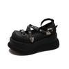 2025 Y2K Girls Mary Janes Pumps Buckle Thick Weges Round Toe Platform Shoes Cute Sweet  Lolita  Classic Brand Pumps