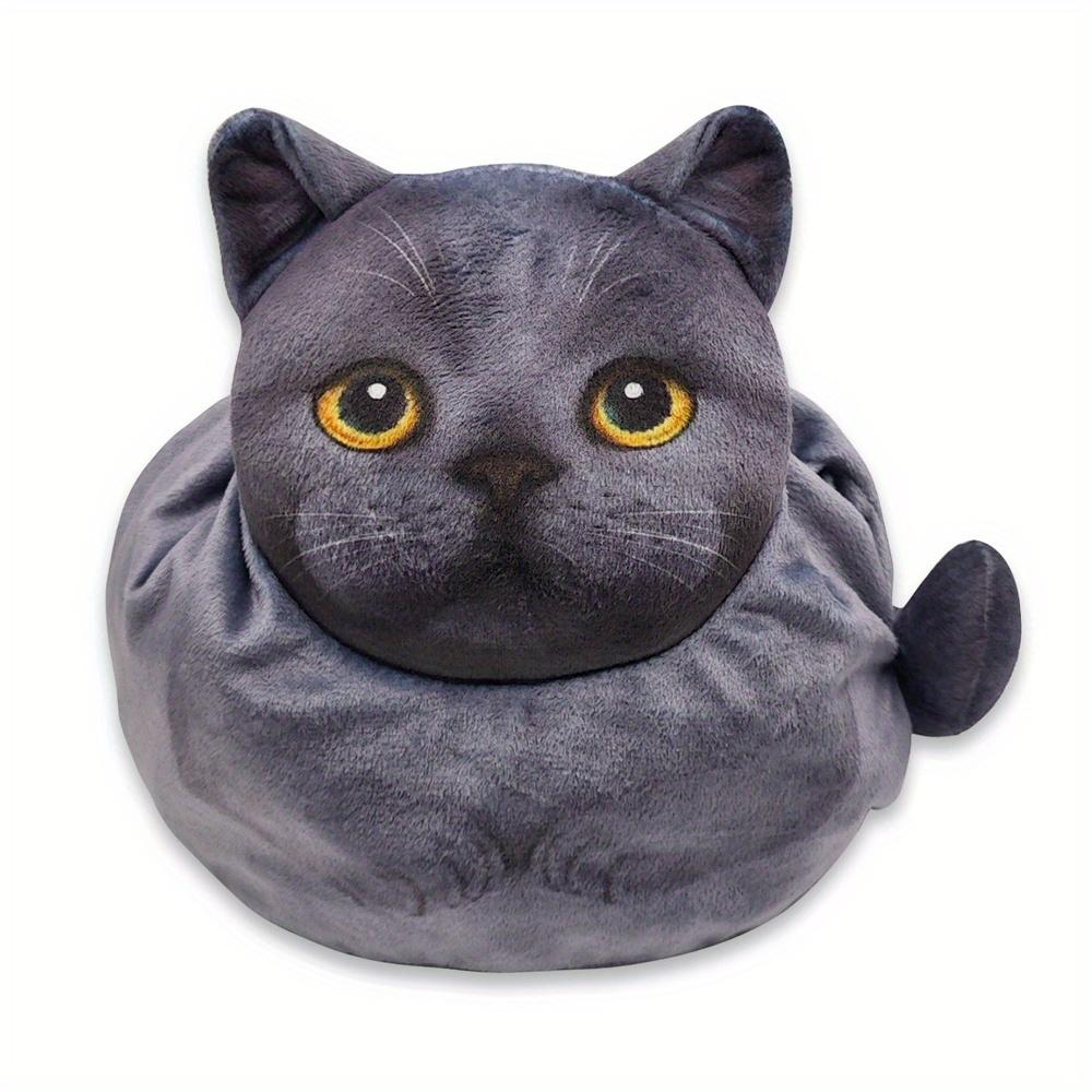 Cute Cat Shaped Makeup Bag Travel Storage Pouch Closed with Drawstring Large Capacity Cosmetic and Accessory Storage Bag
