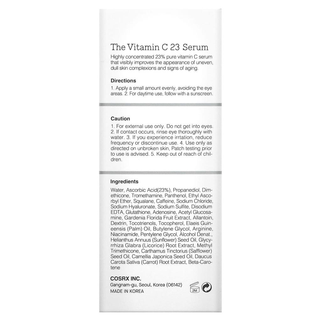 CosRx, The Vitamin C 23 Serum, 20g (0.7oz)