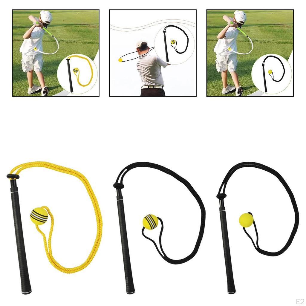 Golf Rope Swing Training Warm up Practice Equipment for Speed Strength Link Posture Correction