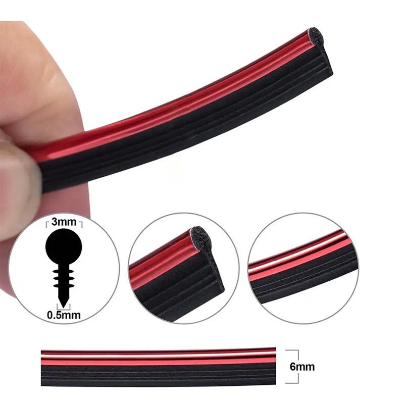 5M Universal Car Moulding Decoration Strips - Flexible Interior Trim for Dashboard Doors Panels - DIY Auto Styling Upgrade Kit