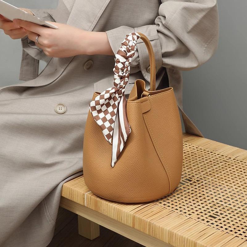 Sensation bag New fashion messenger bag Lanzi commuter bucket bag Versatile single shoulder portable women's bag