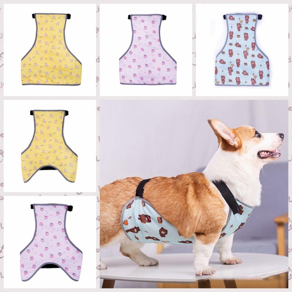 Waterproof Dog Belly Protection Clothing Anti-dirty Breathable Cat Sterilization Suit Dog Bib Dog Belly Cover After Surgery