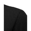 Men's Ribbed Henley Short Sleeve T-Shirt Contrast Leather Placket Casual Muscle Fit Top