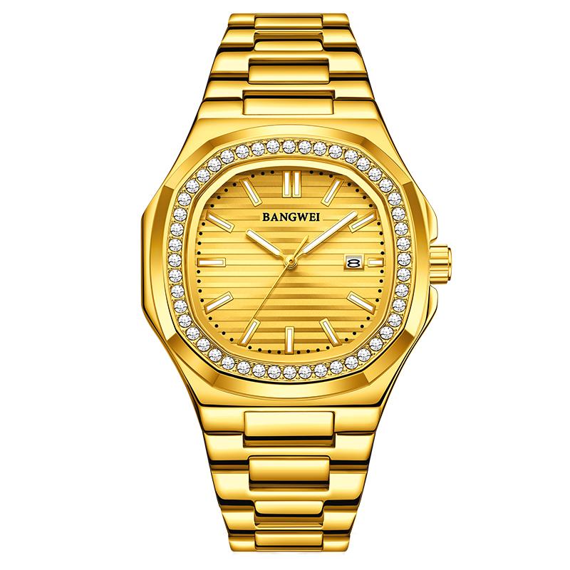 

Original Brand Wristwatch Men Luminous Waterproof Stainless Steel Man Watch Week Date Fashion Luxury Quartz Men Watche