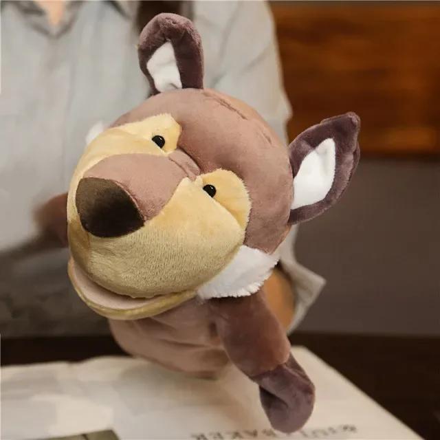 Kids Plush Finger Puppet & Hand Puppet Popular Activity Boy Girl Role Play Bedtime Story Props 3D Animal Decompressing Toy Doll