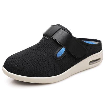 Men Diabetic Shoes Adjustable Extra Wide Slip On Shoes Memory Foam Easy On/Off Shoes for Elderly Swollen Feet Indoor Outdoor