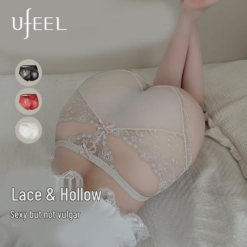 UFEEL Women's French Mesh Lace Panties