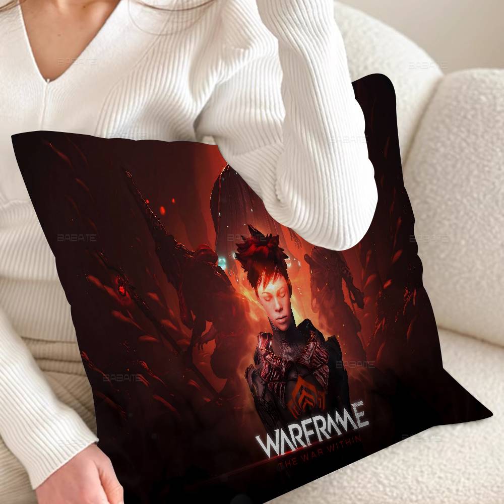 Warframes Gamer Pillowcase Toon Gift Cushion Cover Bedroom Home Sofa Chair Seat Decor Pillow Case