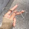 1 Piece of Ladies' Round Daily Versatile Color Changing Simple and Fashionable Glasses Suitable for Commuting To School