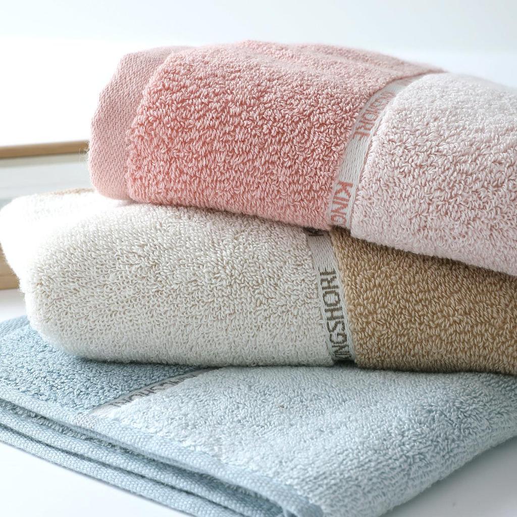 Gold Contrast Cotton Face Towel - Soft, Absorbent, for Home & Couples