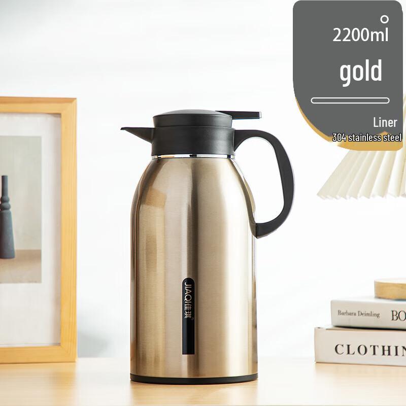 Jiaqi 2.2L Stainless Steel Insulated Thermos Kettle