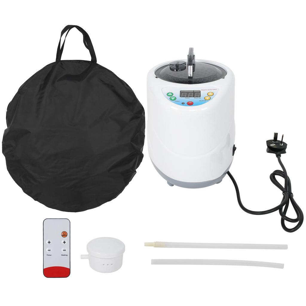 90x90x180cm Home Folding Sauna Tent Adjustable Temperature 2L Sauna Steam Machine Black220V AU Plug