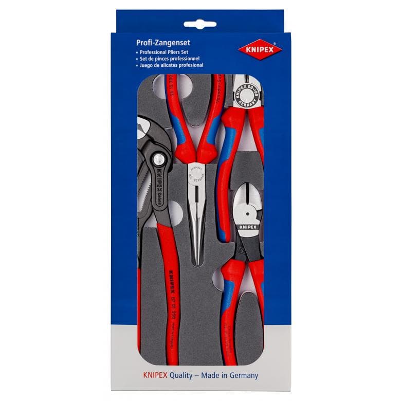4-Piece Pliers Set, Foam Insert - KN 00 20 V15