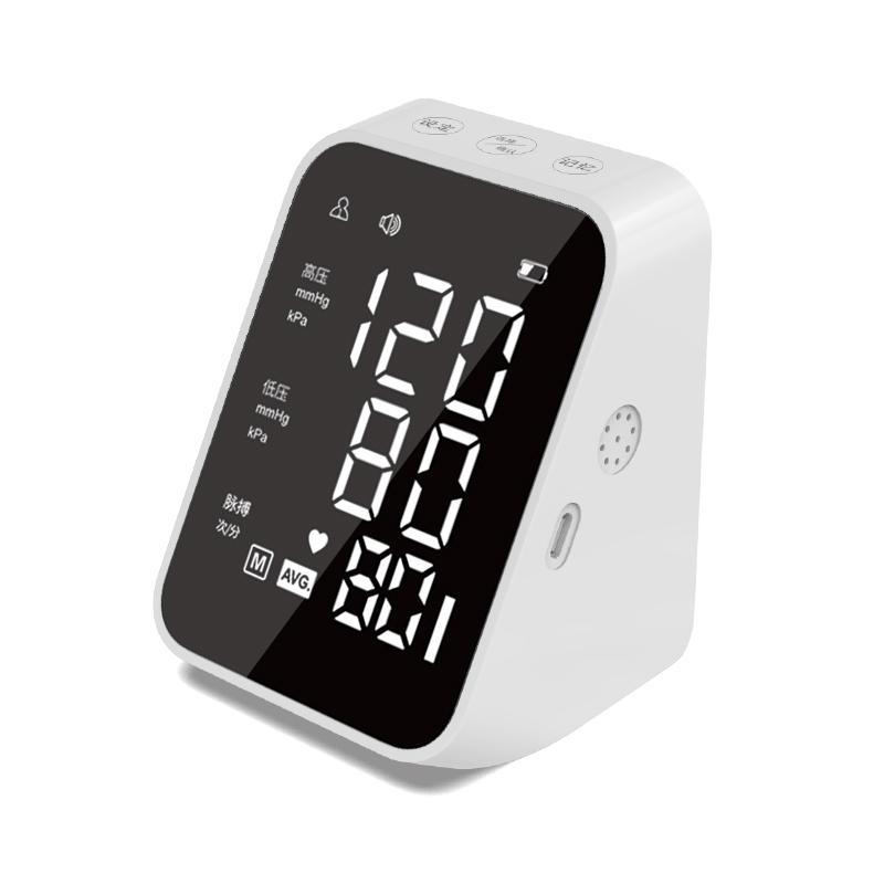 Electronic LCD Display Digital Blood Pressure Monitor Home Use Upper Arm Sphygmomanometer Electric Plastic ODM Plastic