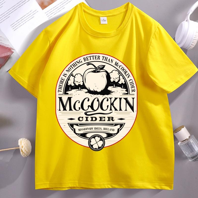 

McCockin Cider Unisex s Funny Graphic T Shirts Adult Hilarious Drinking T Shirt Unisex Women Short Sleeve Pritned Tee Shirts Clothes 4XL
