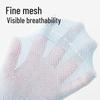 Langsha Women's Summer Cotton Mesh No-Show Socks (6 Pairs)