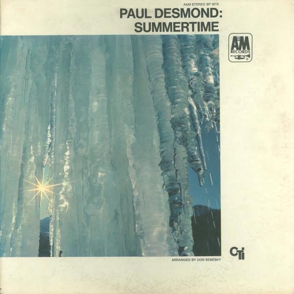 

LP Record PAUL DESMOND - Summertime SP3015 A&M 1969 US Jazz Used