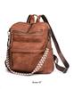 Women's PU Leather Convertible Backpack - Soft, Versatile, Large Capacity