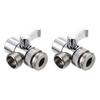 3 Way Sink Splitter Diverter Valve Leak-Proof Faucet Connector Splitter Copper Faucets Water Separator for Shower/Sink/Washbasin