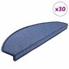VidaXL Stair Treads 30 Pieces 65 X 24 X 4 Cm Blue Semicircular Large 3365756