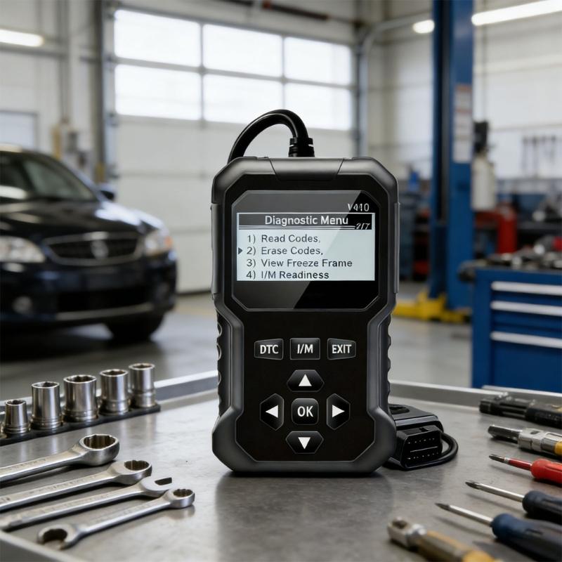 Industrial OBD2 Diagnostic Scanner High Resolution Display Multiple Language Compatibility Car Diagnostic Tool