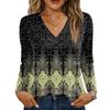 Long Sleeve Shirts For Women Cute Print Graphic Tees Blouses Casual Plus Size Basic Tops Pullover