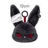 26 New Models 20Cm Rabbit Plush Keychain Halloween Bunnys Plush Toy  Keychain Easter Bunny Plush Dark Rabbit Keychain Easter Gif
