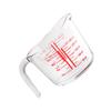 1Pcs Crystal Clear Glass Measuring Cup Easy to Clean Lightweight Practical Kitchen Baking Tool Measuring Cup Graduated Cups