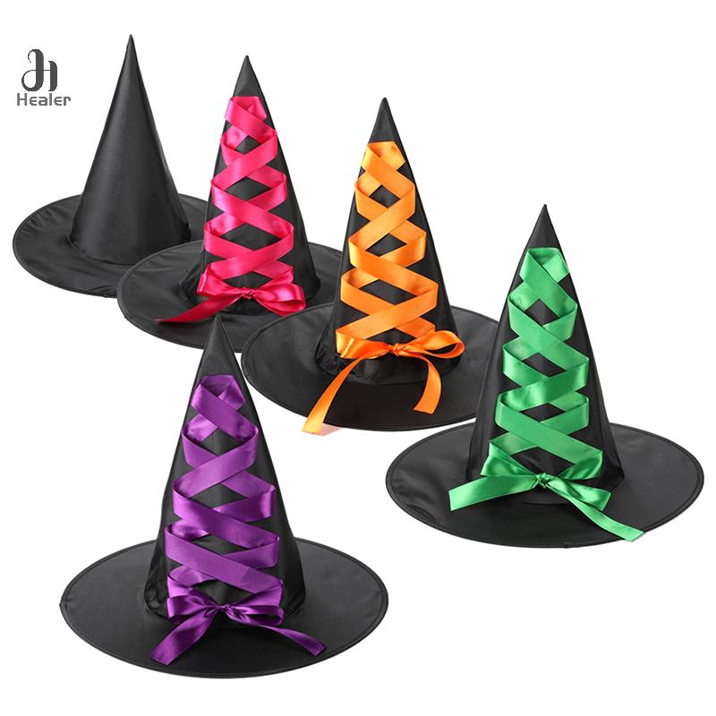 Halloween Hats Decoration Props Cosplay Witch Net Gauze Headwear Witch Halloween