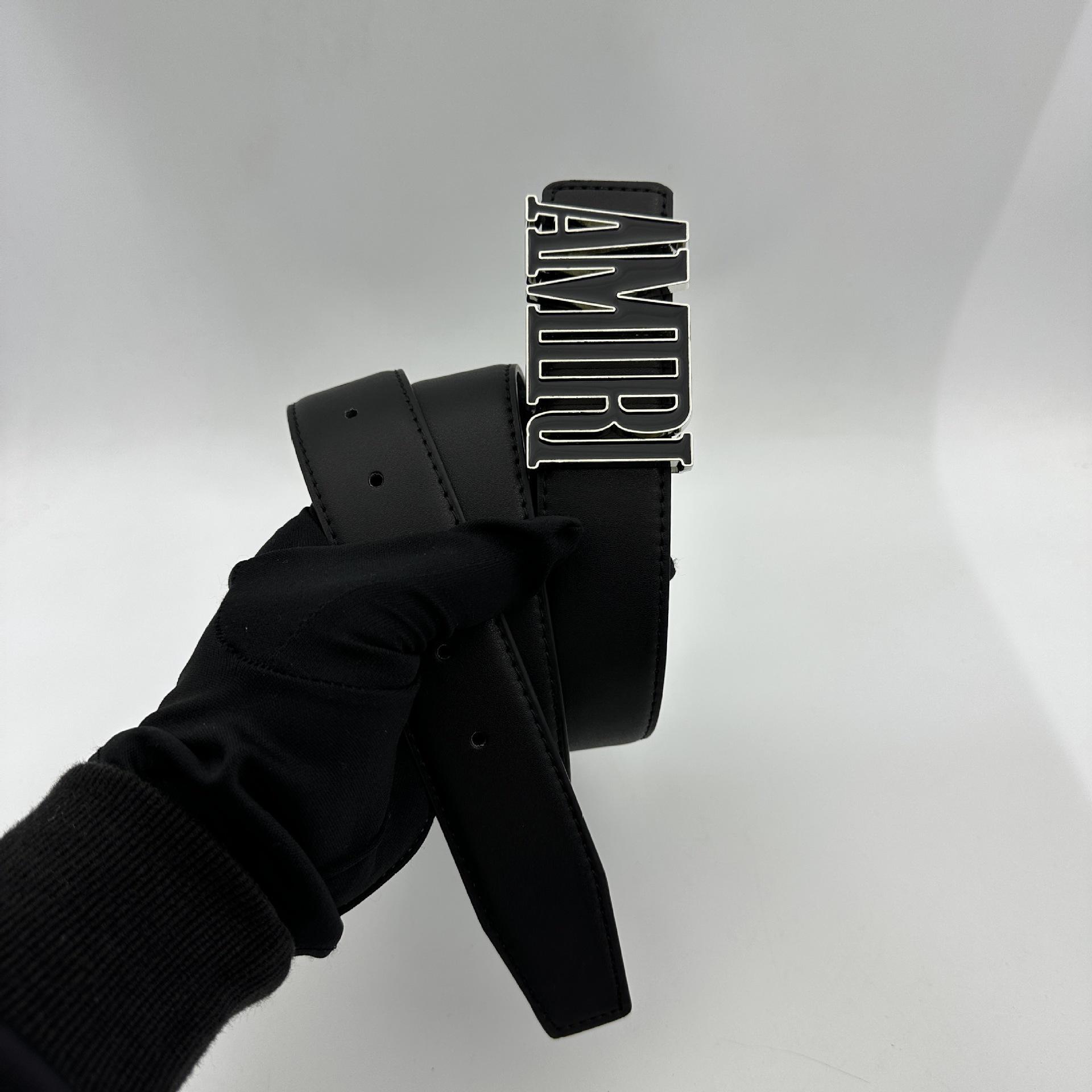 

Мужской стильный кожаный ремень с гладкой пряжкой - Универсальный для бизнеса и моды 100 cm