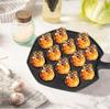 Takoyaki Maker Pan 14 Hole Design Oven Safe Iron No Coating Half Sphere Octopuses Ball Maker For Home Cooking Tool