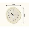 Cream Style High-end Creative Simple Wall Clock with Black Scale Decoration and Ultra Quiet Home Decoration Clock