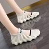 Ins mesh ademende octopus sokken schoenen dames zomer nieuw Koreaanse versie vliegend geweven Xiaolongbao hardloop casual schoenen