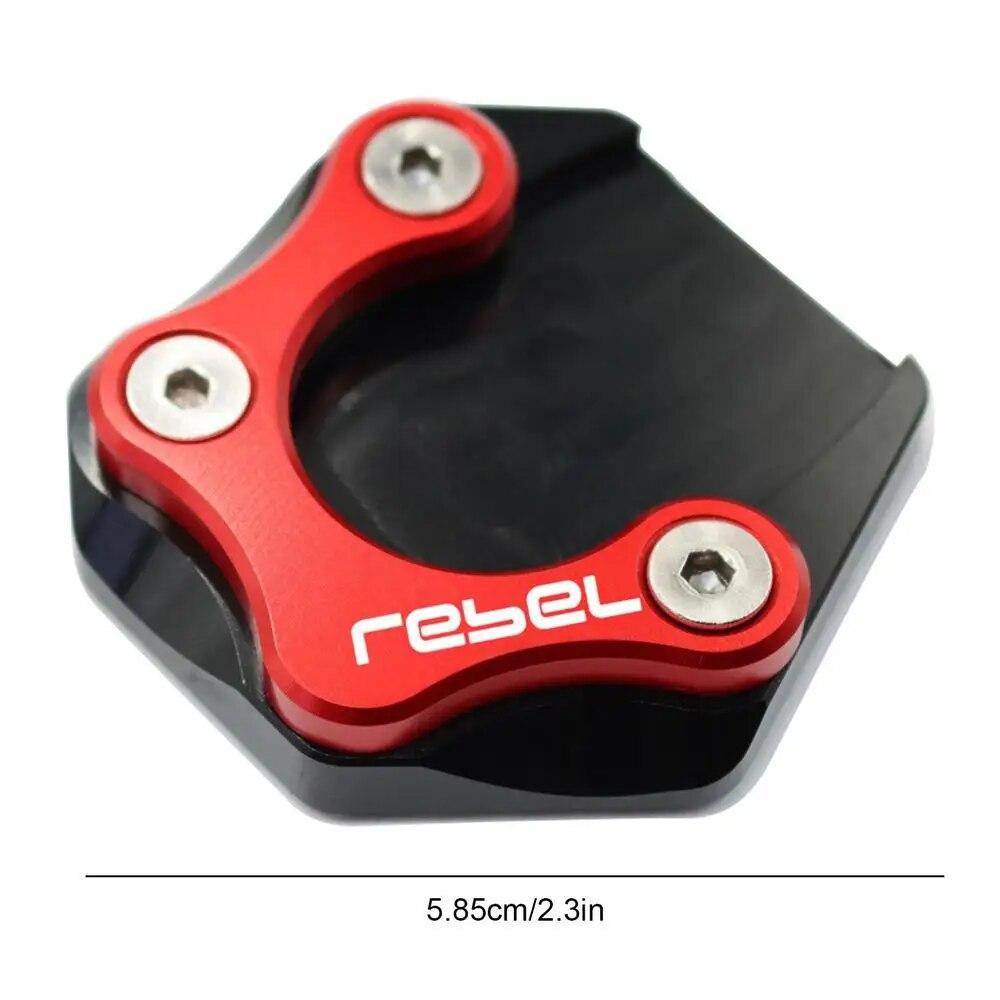 Piedini Più Grandi Cmx500 Motociclette Cavalletto Piede Estensione Cavalletto Laterale Piastra di Supporto Per Hondas Rebel Cmx300 Cmx500 -