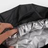 Car Steering Wheel Sun Shade Cover - 190T Fabric Sun Protector for Summer Heat Reduction