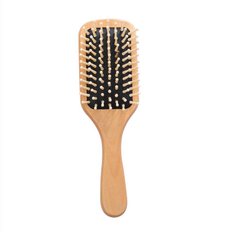 Wooden Air Cushion Hair Massage Comb - Anti-Static, Reduces Hair Loss, and Massages Scalp