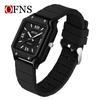 OFNS Quartz Student Watch: Waterproof, Luminous Alloy for Exams