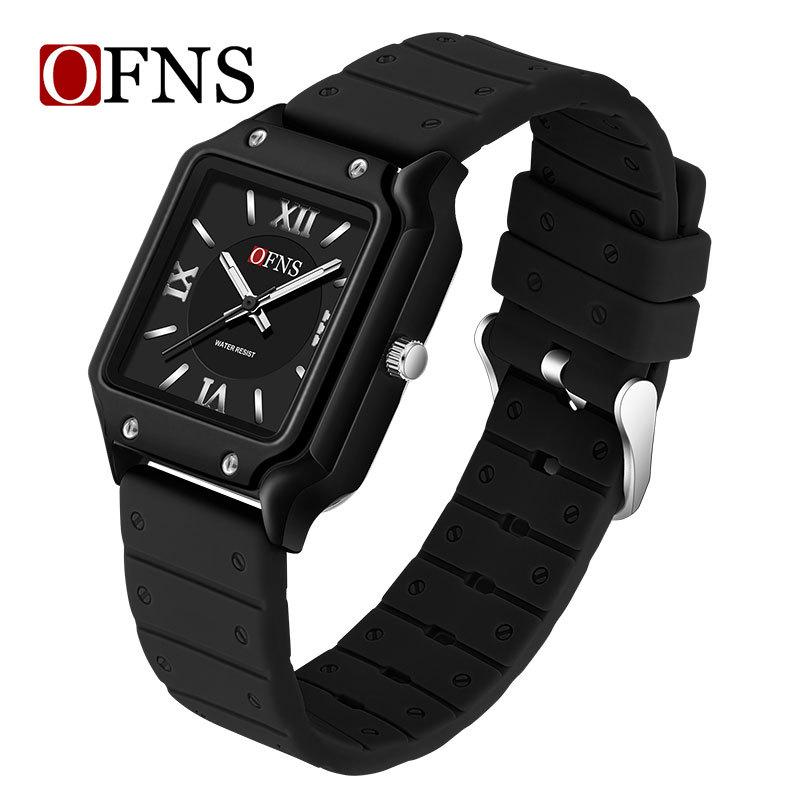 OFNS Quartz Student Watch: Waterproof, Luminous Alloy for Exams