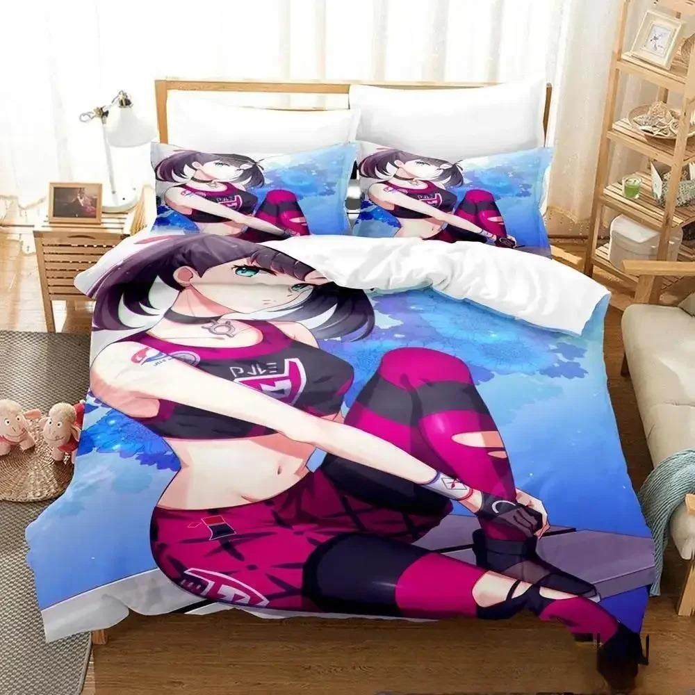 3D Print Anime Marnie Bedding Set Duvet Cover Bed Set Quilt Cover Pillowcase Comforter King Queen Size Boys Adult Bedding Set