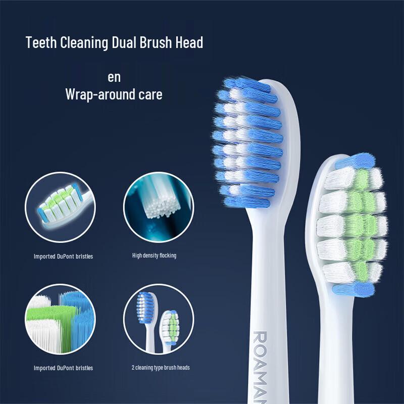 Roman Sonic Electric Toothbrush with Pressure Sensor CN Plug (adapter Included)